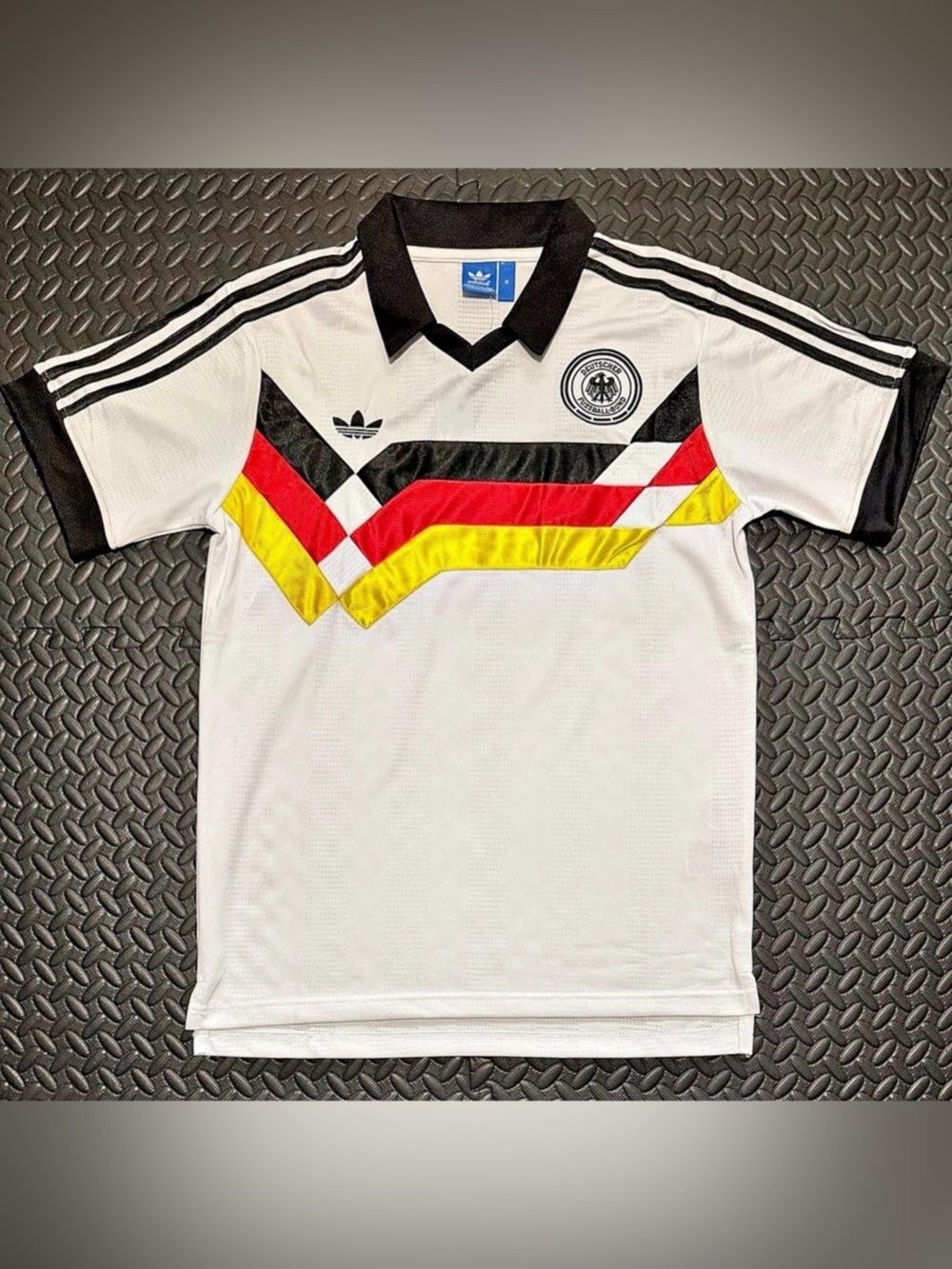 Germany 1988 Home Retro Soccer Jersey Men's Vintage Style Shirt